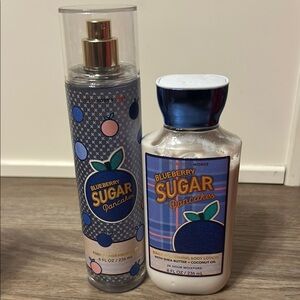 Bath & Body Works Blueberry Sugar Pancakes Set